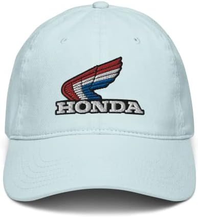 Honda crveni, bijeli i plavi Logo Retro krila podesivi Bejzbol šešir