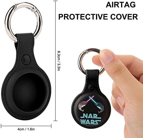 Starry Sky Narwhal zaštitna torbica za Airtags sa privezkom za ključeve Airtags Tracker Cover Holder dodatna oprema