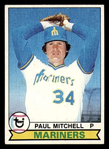 Baseball MLB 1979 gornji dijelovi # 233 Paul Mitchell Nm u blizini marinera za metvice