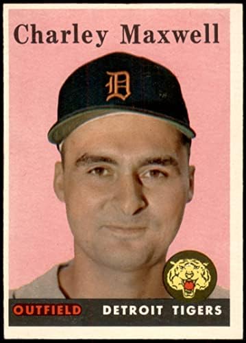 1958 TOPPS 380 Charley Maxwell Detroit Tigers Ex Tigers