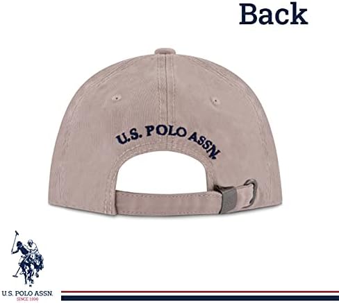 U. S. Polo Assn. Bejzbol Šešir S Logotipom Malog Polo Ponija, Pamuk, Podesiva Kapa