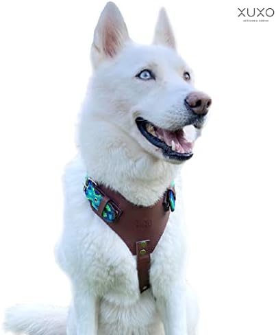 Xuxo pas za pse, veganska koža, ručno rađena, vodootporna, izdržljiva, bacalar, l