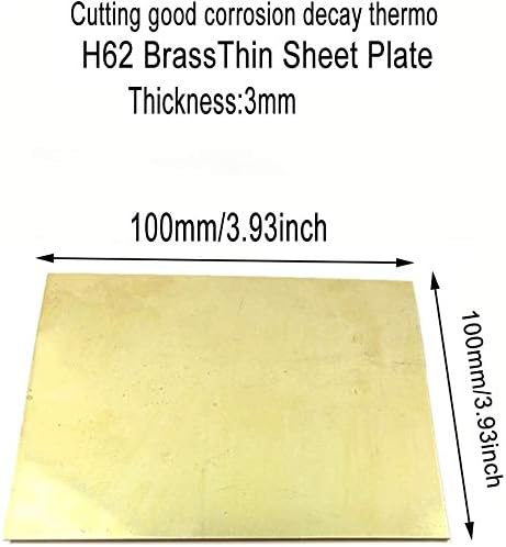 Z kreiranje dizajna mesing ploča H62 mesing metalni lim ploča Roll metalni stalak CNC okvir Debljina modela 3Mm 1kom metalna bakrena