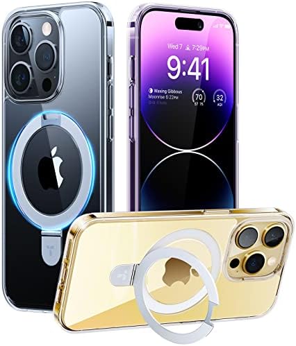 Torras UPRO ™ OSTAND za iPhone 14 Pro Max Telefon, kompatibilan sa magsafe s nevidljivim postoljem, [MAL-CLASE HAPT zaštite] [Nikad