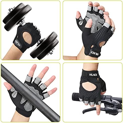 Hilaex prozračne rukavice za vježbanje teretane rukavice za dizanje tegova Vježba Fitnes trening biciklističke sportske rukavice muškarci