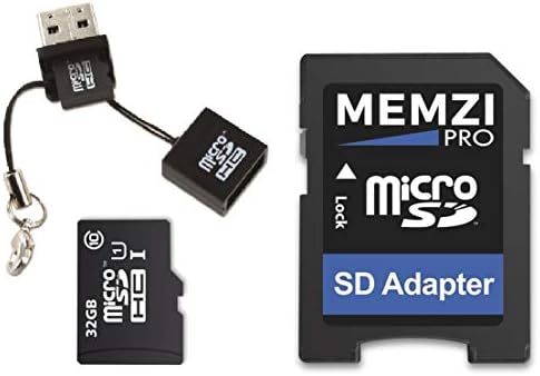 MEMZI PRO 32GB 90MB/s Klasa 10 Micro SDHC memorijska kartica sa SD adapterom i USB čitačem za LG K10, K9, K8+, K8, K7, K5 K4, K4 Lite,