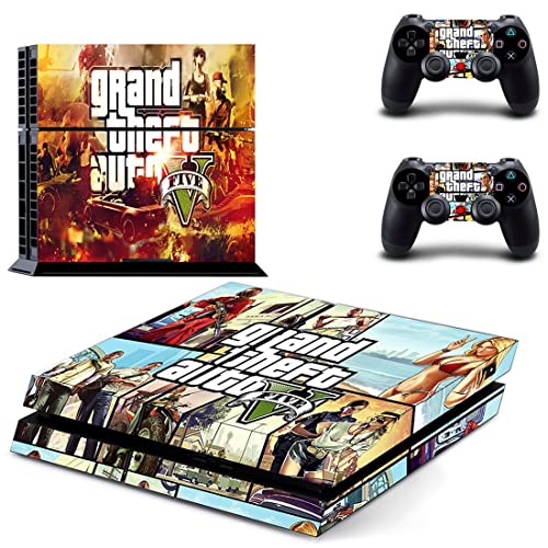 Za PS5 disk-igra Grand GTA krađe i Auto PS4 ili PS5 kože naljepnica za PlayStation 4 ili 5 konzole i kontroleri Decal Vinyl DUC-5210