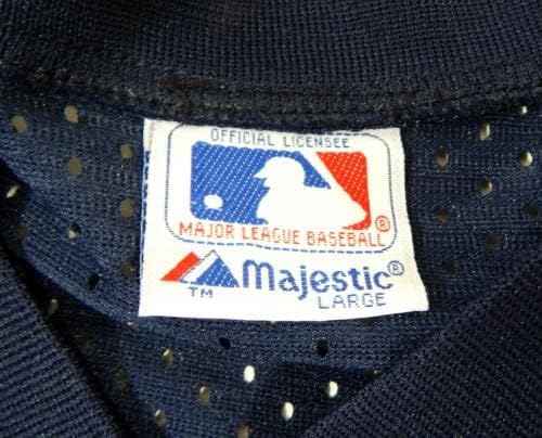 1983-90 California Angels Blank Igra Izdana plava dres Batting Praksa L 694 - Igra Polovni MLB dresovi