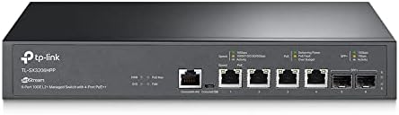 TP-Link TL-SX3206HPP / 6 Port 10G L2+ Managed PoE Switch | 4 PoE++ Port @200w, 2 x 10G SFP+ slota | Poe oporavak | Omada SDN Integrated