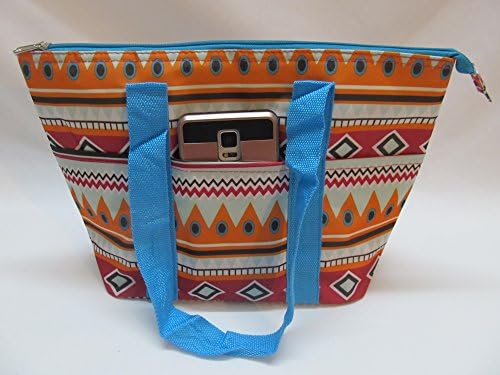 2 Set torbe za ručak lako za nošenje izolovana torba za ručak za višekratnu upotrebu - Aztec Blue