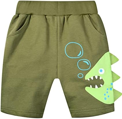 Tlaenson Toddler Boys Ljetne pamučne kratke hlače sa džepom, ležerne prilike za bebe Active Jogger Hlače 2-pakovanje / 3-pakovanje