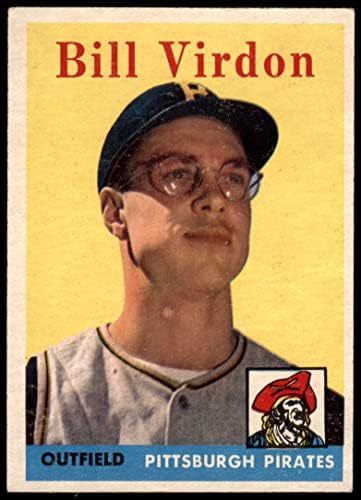 1958 TOPPS 198 Bill Virdon Pittsburgh Pirates Dean's Cards 5 - Ex Pirates
