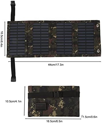 Sklopivi solarni Panel, 5.5 V 20W IP65 vodootporni prijenosni visoko efikasni solarni Panel jednostavan za nošenje na otvorenom