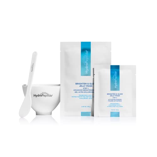 HydroPeptide Brighten + Glow Jelly Mask napredni tretman Posvjetljivanja za Ultra hidratantnu kožu, 4 tretmana