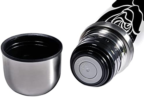 SDFSDFSD 17 oz Vakuum izolirane boce od nehrđajućeg čelika Sportska kavana PUTOVANJE ŠILA FIKSNA KUĆA Omotana BPA besplatna, crni