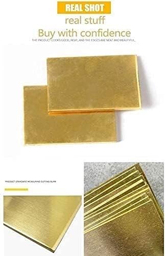 YUESFZ bakarni lim folija Mesingani Lim razne specifikacije za obradu metala zanat DIY, dužina i širina Mesingana ploča bakarni lim