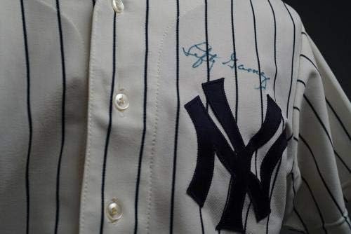 Lefty Gomez potpisao je 1970-ih New York Yankees igra rabljeni uniformni dres sa JSA COA - autogramiranim MLB dresovima