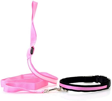 SigurnostVital LED petlja za kućne ljubimce i ovratnik za pse ružičaste velike