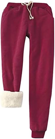 Žene Sherpa obložene dukseve Baggy Plus veličine hlače Atletic jogger flece hlače zimske tople casual aktivne joge hlače