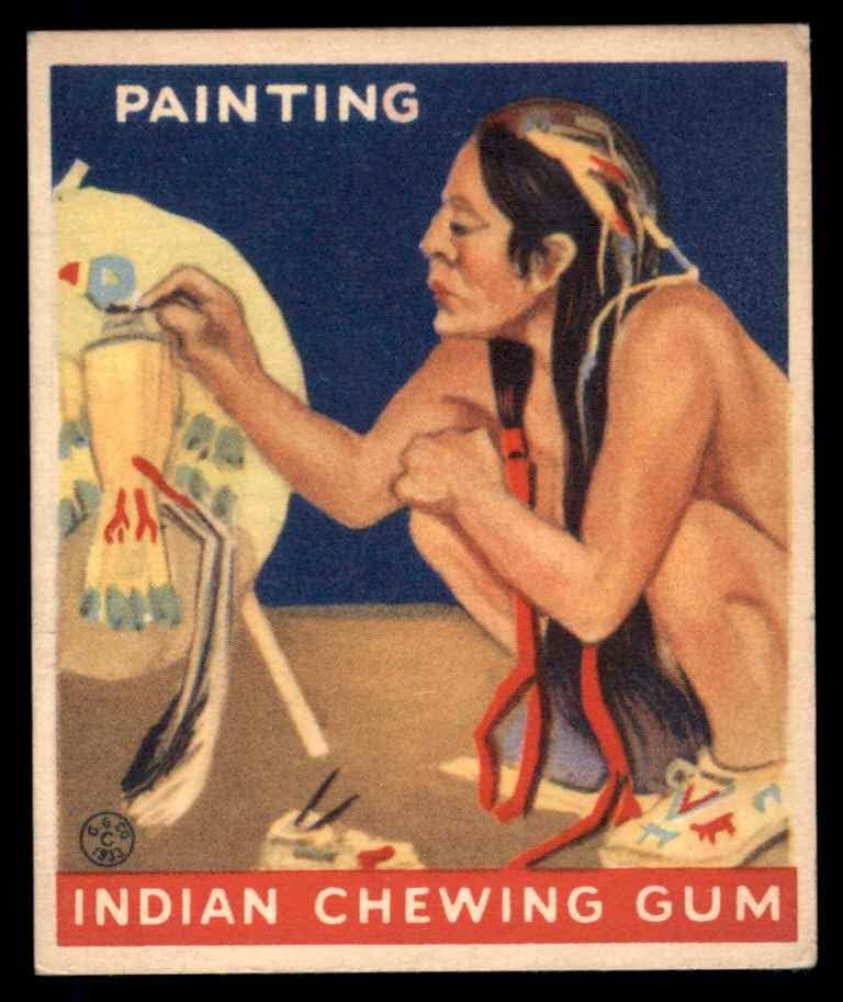 1933 Goudey indijska guma 151 Slikarstvo VG / ex