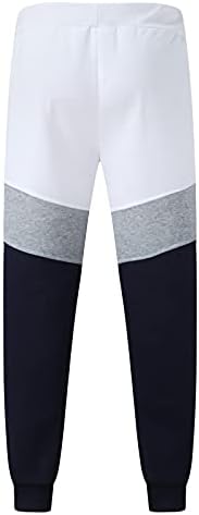 Miashui Casual track pantalone duge muške Tether prozračne u skladu sa džepovima sportske obavezujuće pantalone u boji pantalone foot