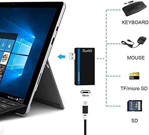 Navitech 2 u 1 laptop/Tablet USB 3.0/2.0 Hub Adapter/Micro USB ulaz sa SD / Micro SD čitačem kartica kompatibilnim sa Lenovo ThinkPad