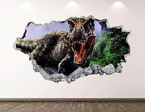 Zapadna planina Dinosaur Zidna naljepnica Umjetnički dekor 3D naljepnica za životinje Mural Dječja soba Vinyl Custom Poklon BL43