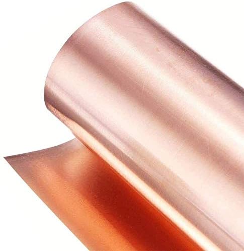 XUNKUAENXUAN Metal Bakar folija bakar lim 99.9% bakar Cu metalni lim folija 0. 3x300x1000mm za zanatske Aerospace, 0.3 mm*300mm*1000mm
