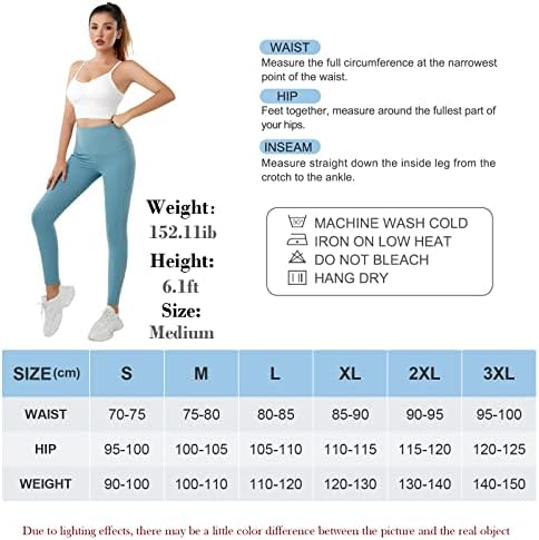 Becloh ženska vježbanje od 25 / 28 - debele teretane visoke struke joga hlače sa džepovima Buttery meka kontrola tmum