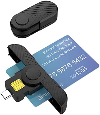 Teckeen sklopivi čitač pametnih kartica sa zajedničkim pristupom CAC i čitač SIM kartica za Windows 10 8 7