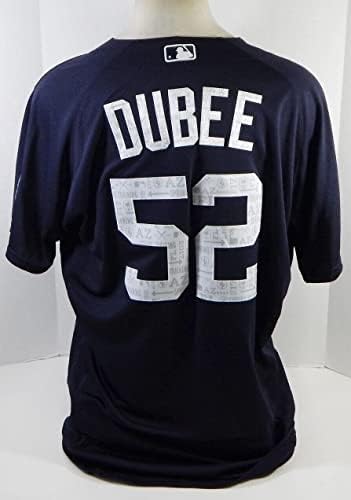 2017 Detroit Tigers Rick Dubee # 52 Igra Izdana mornarska dres Spring t MR i P 1 - Igra Polovni MLB dresovi