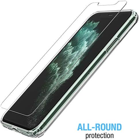 FlexGear futrola za iPhone 11 Pro sa 2x zaštitnicima zaslona od kaljenog stakla [puna zaštita] - Crystal Clear