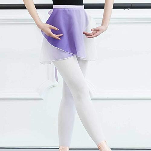 Vastwit ženske djevojke baletne plesne omotači suknje čipke gradijent preko šal-šifona miniSistirts plesna odjeća