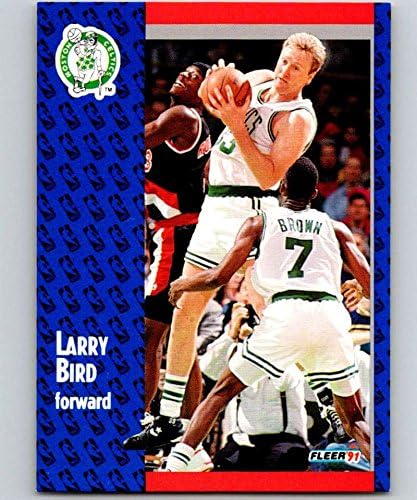 1991-92 Flier Košarka # 8 Larry Bird Boston Celtics Službena NBA trgovačka kartica od fleer / sybox-a