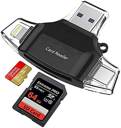 BoxWave Smart Gadget kompatibilan sa Nura True - AllReader čitačem SD kartica, microSD čitačem SD kompaktnim USB-om za Nura True-Jet Black