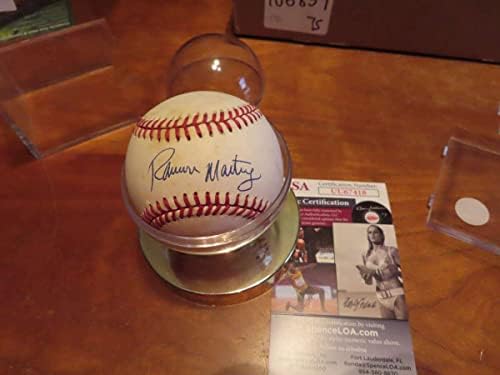 Ramon Martinez Dodgers potpisao je bejzbol loptu JSA - autogramirani bejzbol