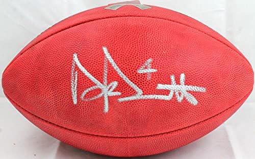 DAK Prescott autografirao NFL pozdrav za servis Duke Autentični fudbal-Baw Holo - Autografirani fudbali