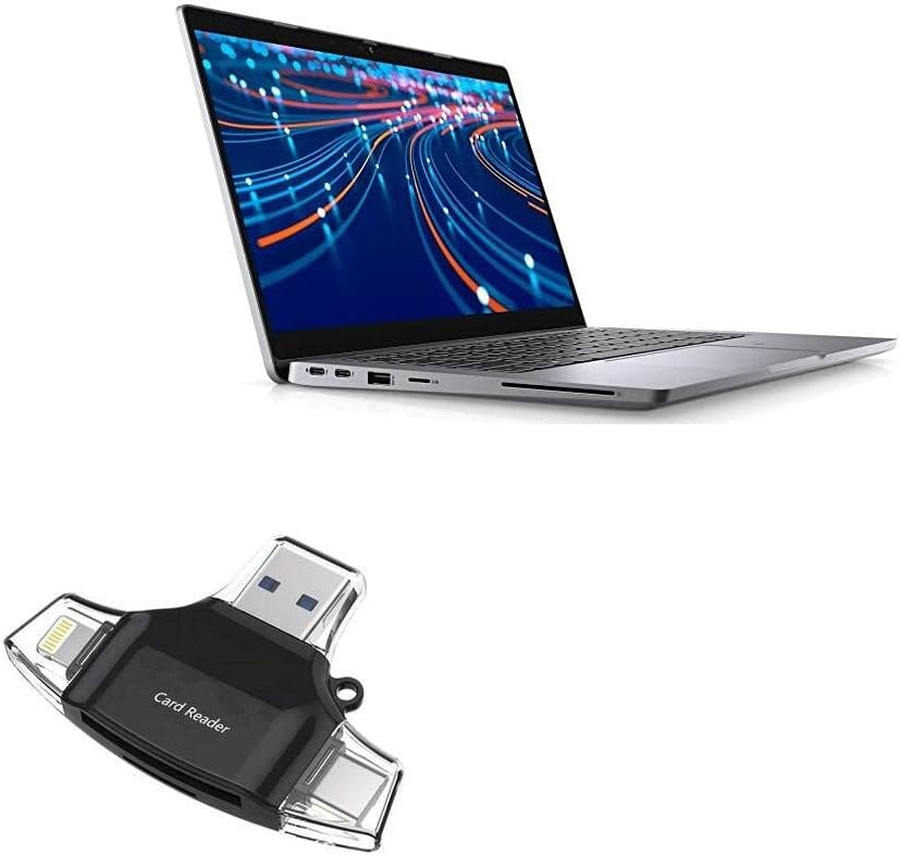BoxWave Smart Gadget kompatibilan sa Dell Latitude 5320-čitač SD kartica AllReader, čitač microSD kartica SD kompaktni USB za Dell